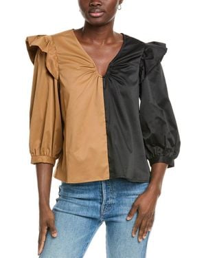 CROSBY BY MOLLIE BURCH Anya Top - Blue