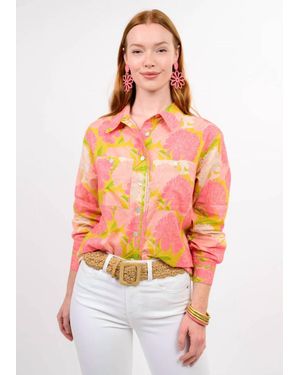 Ivy Jane Blooms A Plenty Shirt - Orange