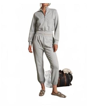 PERFECTWHITETEE Milana Travel Track Jacket - Gray