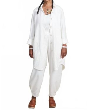 Curator SF Long Sleeve Workshirt - White