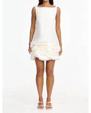 Acler Harris Mini Dress - White