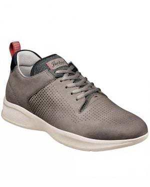 Florsheim Studio Perf Toe Lace Up Sneaker - Gray