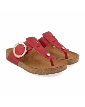 Haflinger Corinna Casual Sandals - Red