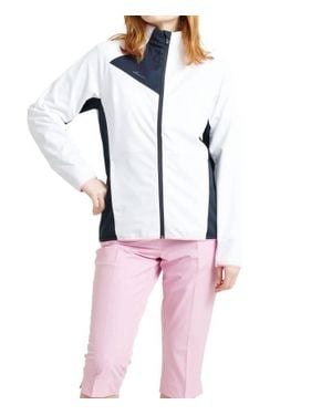 Abacus Sportswear Ardfin Softshell Mock Neck Jacket - Pink