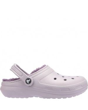 Crocs™ Fur Lined Classic Cozy Sandal - Purple