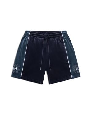 Sergio Tacchini Cresta Velour Short - Blue