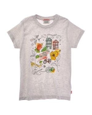 Scotch & Soda Regular Fit Printed T-Shirt - White