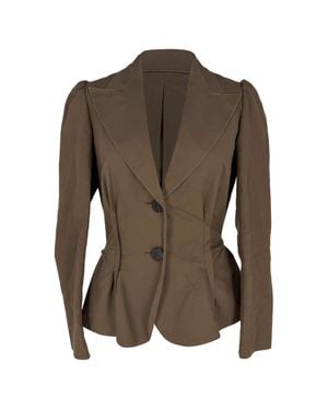 Lanvin Taffeta Blazer - Green