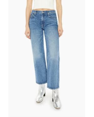 Mother Mid Rise Maven Ankle Length Jeans - Blue