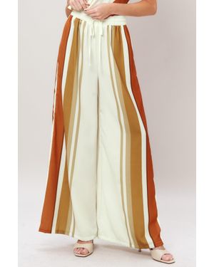TRUEDAMES Golden Horizon Woven Pants - Multicolor