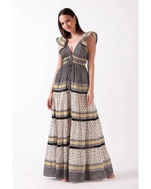 Ash Yulia Maxi Dress - Natural