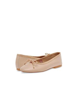 Steve Madden Blos03S1 Ballet Flat Leather Slip On Shoes Zpo1094 - Brown