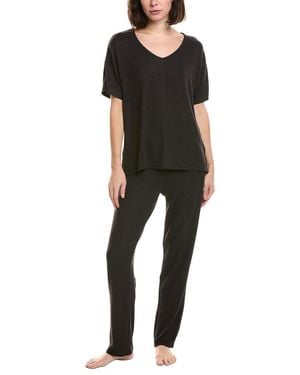 Natori 2pc Oasis Pajama Set - Black