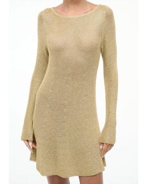 STAUD Nikitta Mini Dress - Natural
