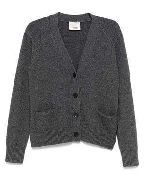 Isabel Marant Brat V-Neck Knitted Cardigan - Gray