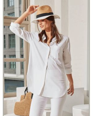 Lyssé Schiffer Performance Button Down Blouse - White