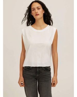 Project Social T Belzo Muscle Tank Top - White