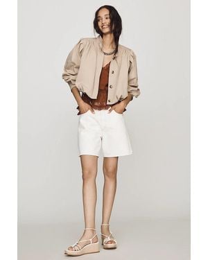 PAIGE Julian Wedge Sandals - Natural