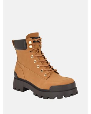 Guess Fillin Hiker Booties - Brown