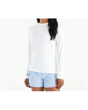 Free Fly Shade Long Sleeve Ii Top - White