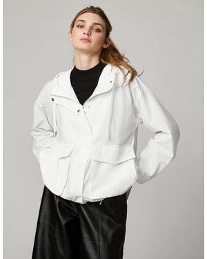Bernardo City Windbreaker - White