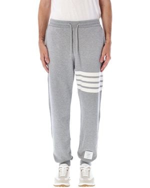 Thom Browne Classic Loopback Cotton Sweatpants - Gray