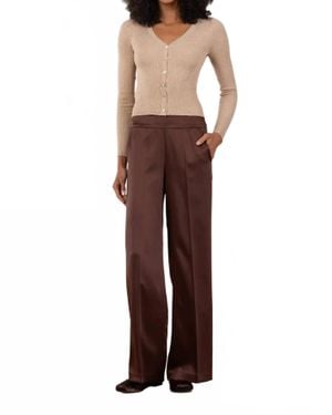 Avenue Montaigne Carla Palazzo Pant - Red