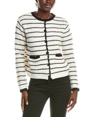 ANNA KAY Virgila Cashmere-Blend Cardigan - White