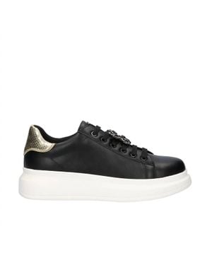 Renato Garini Butterfly Platform Sneaker - Black