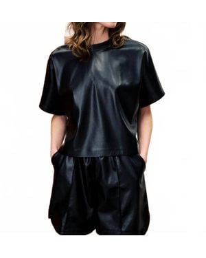 FRNCH Bazin Short Sleeve T-Shirt - Black