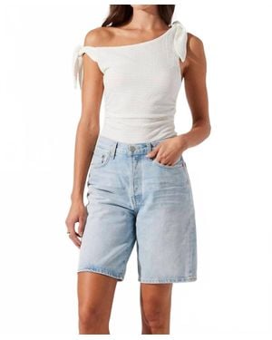 Astr Lora Textured Top - Blue