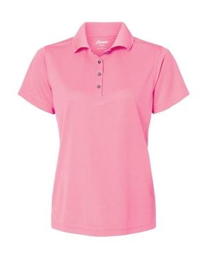 Paragon Saratoga Performance Mini Mesh Polo - Pink