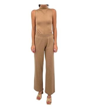 Kinross Cashmere Cashmere Pant - Natural
