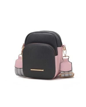 MKF Rachel Sleek Crossbody Bag By Mia K - Black