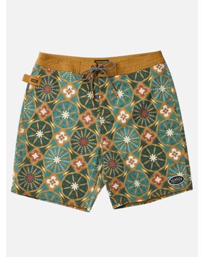 Seager Co. Goldmine Pull-On Swim Trunks - Green