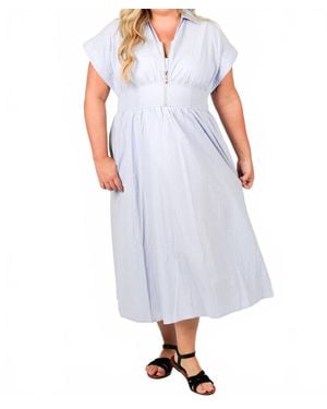 She + Sky Pockets And Poise Dress - White