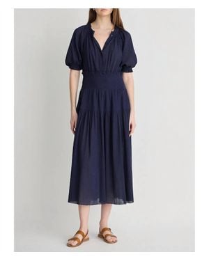 Apiece Apart Brijette Midi Dress - Blue
