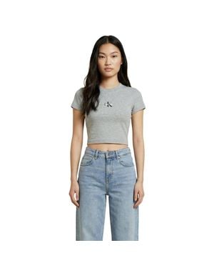 Calvin Klein Cotton T-Shirt - Blue