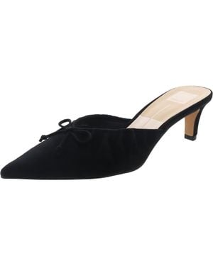 Dolce Vita Kair Mid Bow Mules - Black