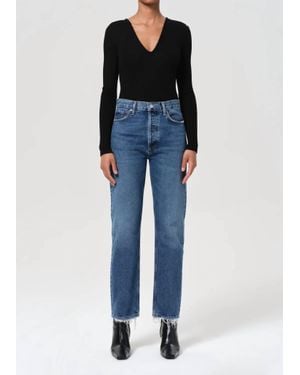 Agolde 90's Pinch Waist Jeans - Blue