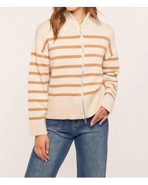 tNR Zip Up Sweater - Natural