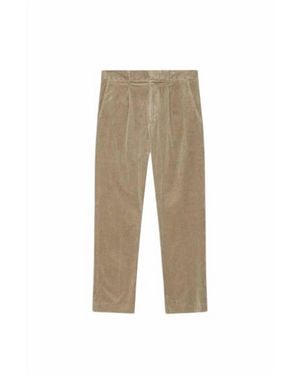 NN07 Stretch Corduroy Tapered Pants - Natural