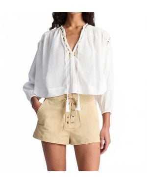 A.L.C. Jodie Cotton Top - White