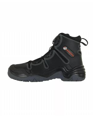 Berrendo Steel Toe Work Boots 6" - Black
