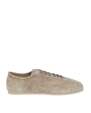 Common Projects Premium Suede Low-Profile Suede Sneakers - Brown
