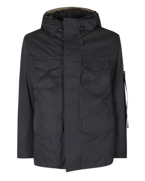 OUTHERE Field Jacket-Style Coat - Black