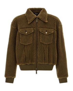 DSquared² ² Polyester Full-Length Jacket - Green