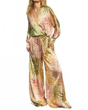 Dress Forum Sunkissed Wide Leg Pants - Metallic