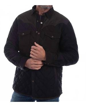Scully Quilted Canvas Jacket - Black