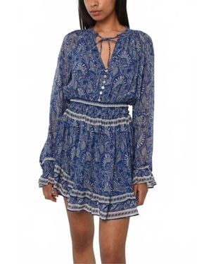 LOVE THE LABEL Juliet Mini Dress - Blue